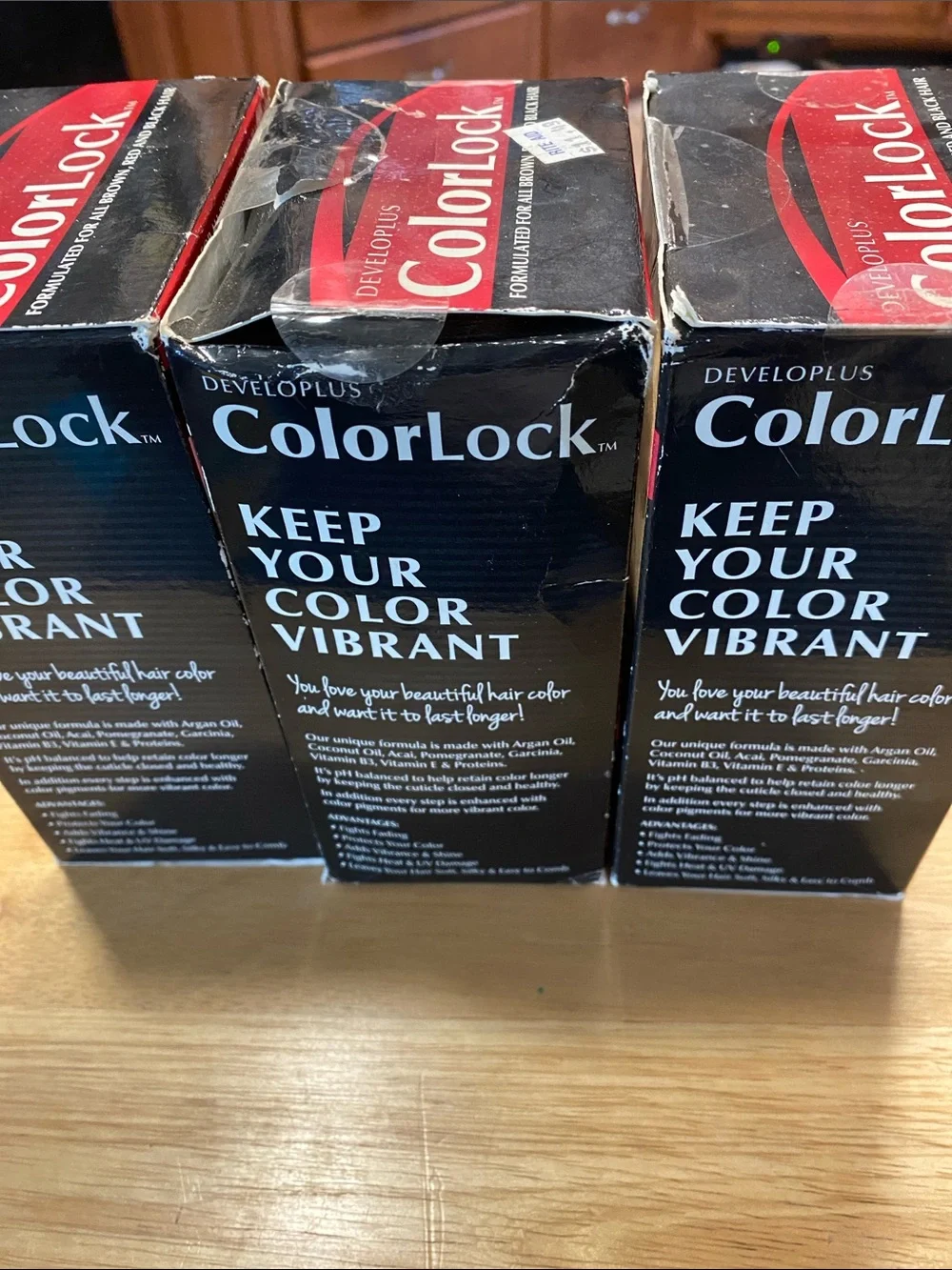ColorLock Hair Color Maintenance Kit for Brown, Red, & Black NIB